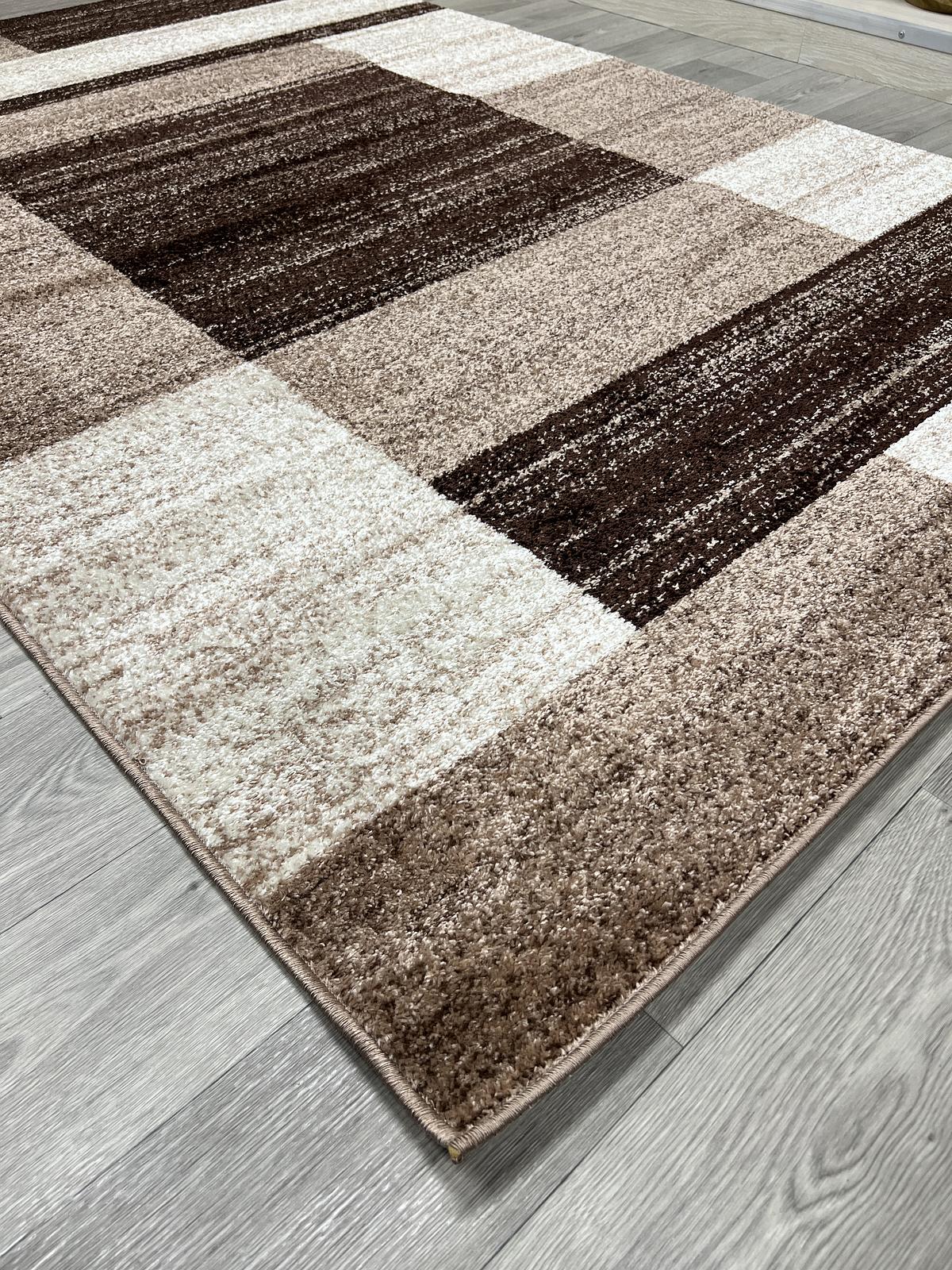 Килим фризе з невисоким ворсом Macio Beige 08551A