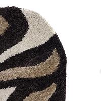 Ворсистий килимок Plush Loop DARK BROWN 8254A