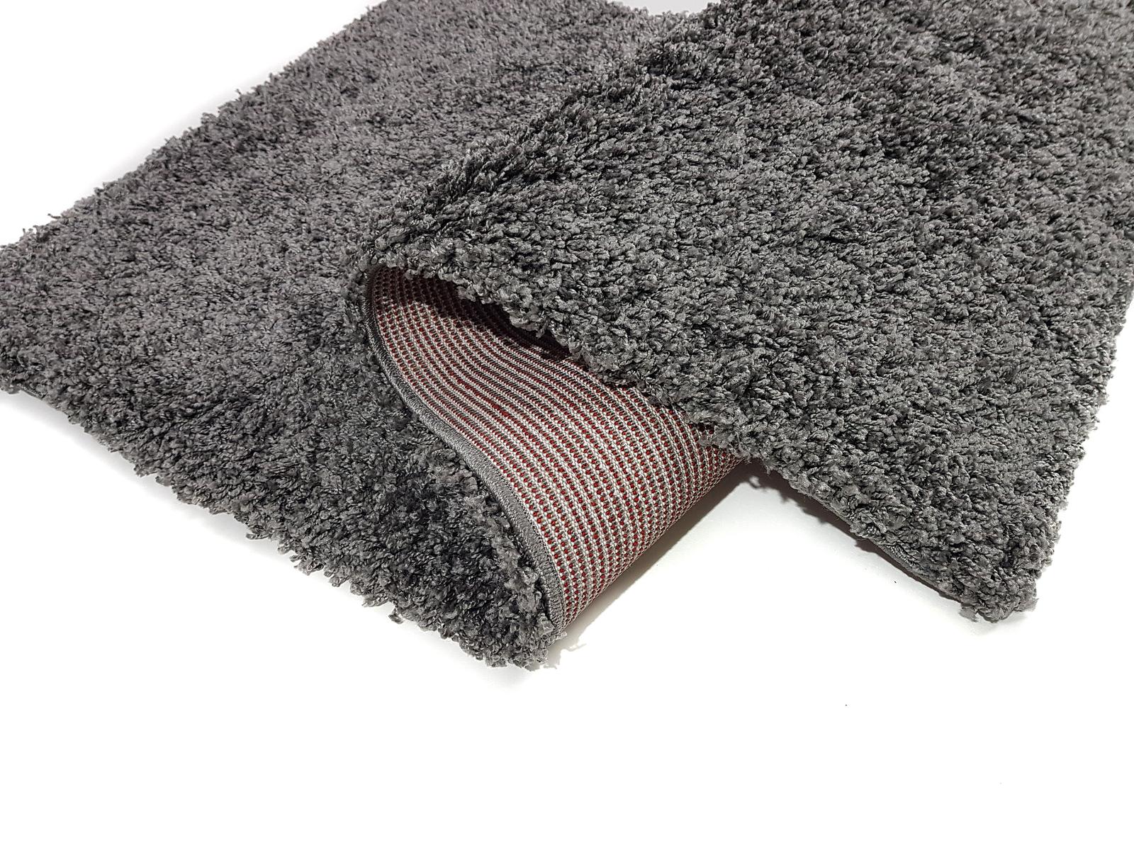 Пухнастий килим Plumis Lux Gray 6365A