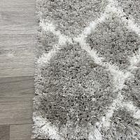 Пухнастий килим Quietis Gray P543A