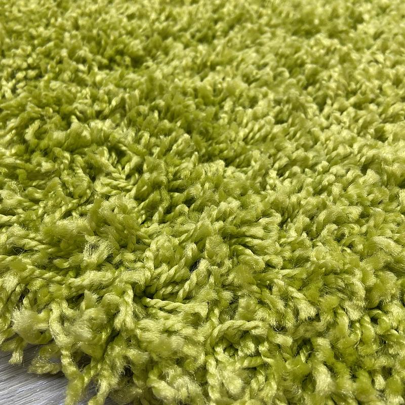 Пухнастий килим Plumis Lux LIGHT GREEN 6365A
