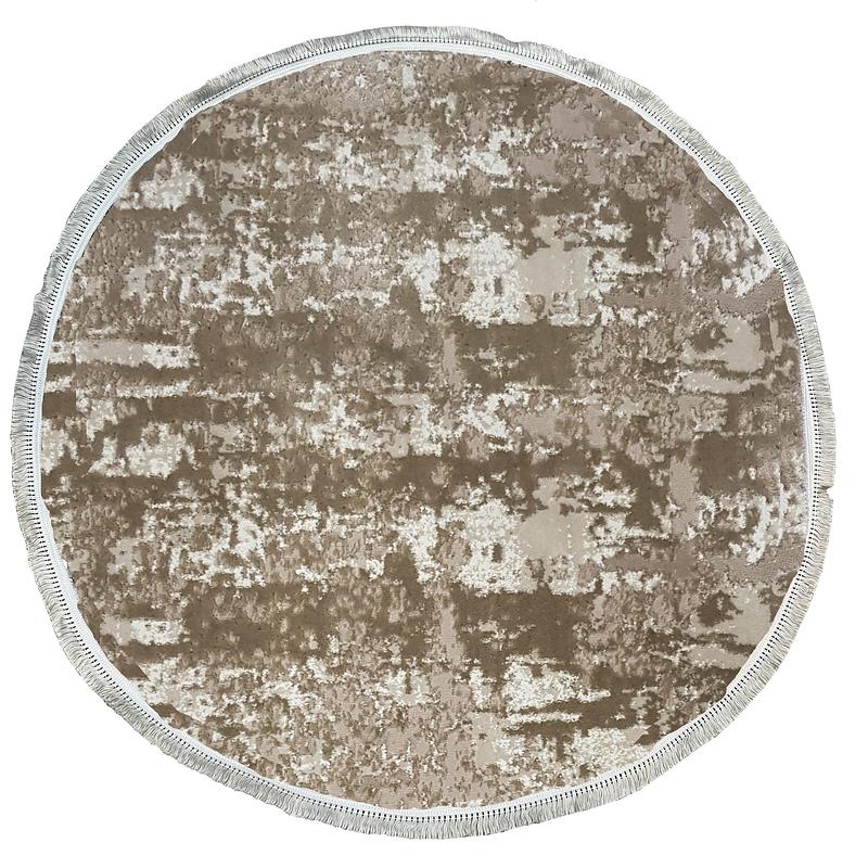 Килим з комбінованим ворсом и термоусадкой Glacia BEIGE 03935A