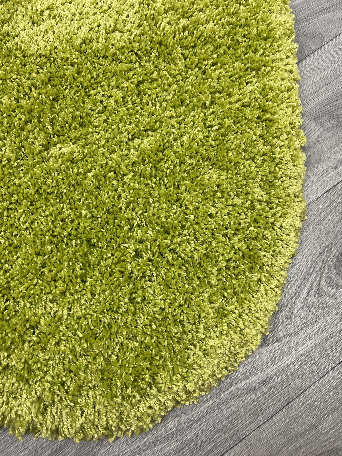 Пухнастий килим Plumis Lux LIGHT GREEN 6365A