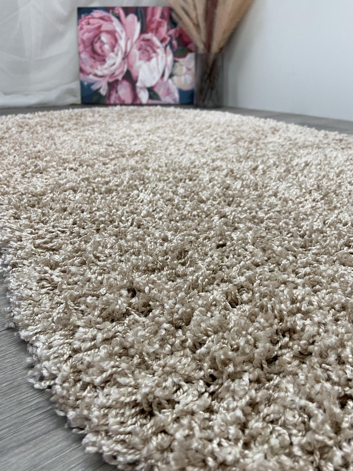 Пухнастий килим Plumis Lux BEIGE 6365A