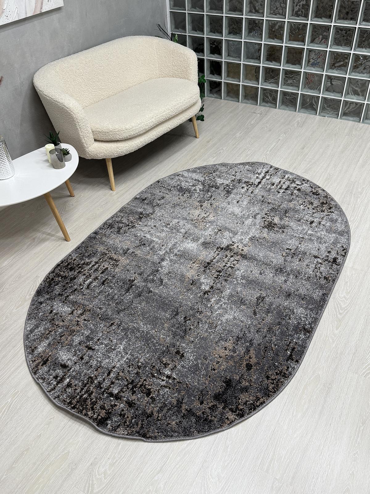 Килим з невисоким ворсом Mara сірий Gray 24136/116