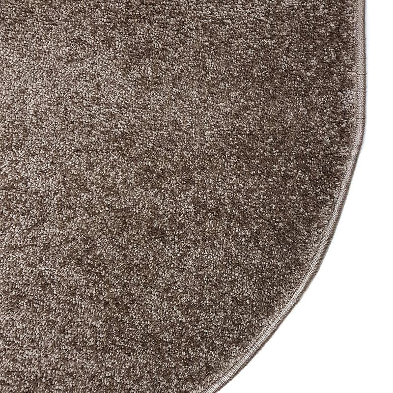 М'який килим з невисоким ворсом Однотонний Suavis Pro BROWN / BROWN 3849A