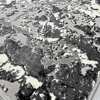 Килим з комбінованим ворсом и термоусадкой Glacia Gray 08148A