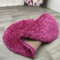 Пухнастий килим Plumis Lux PINK 6365A
