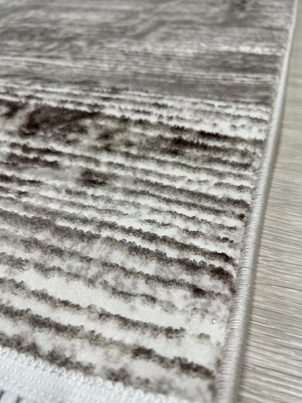 Килим з комбінованим ворсом Onyxa beige 3936A