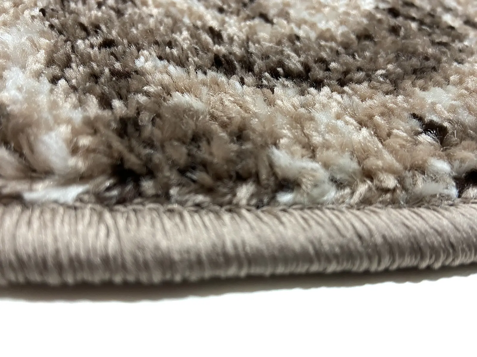 Килим фризе з невисоким ворсом Macio Beige 02575A