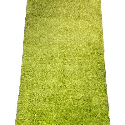 Пухнастий килим Plumis Lux LIGHT GREEN 6365A