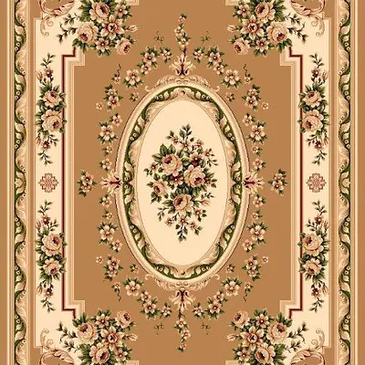 Килим хітсет з невисоким щільним ворсом Luxia MUSTARD 6199A