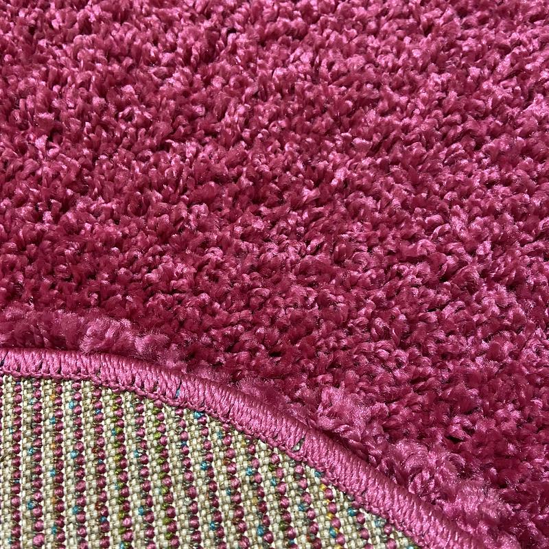Пухнастий килим Plumis Lux PINK 6365A