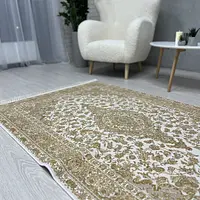 Килим з бамбукової нитки Heritex Imperia Золотий 1769