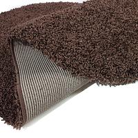 Пухнастий килим Plumis Lux DARK BROWN 6365A
