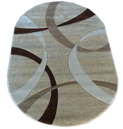 Килим з художньою стрижкою Curlex BEIGE 2632A