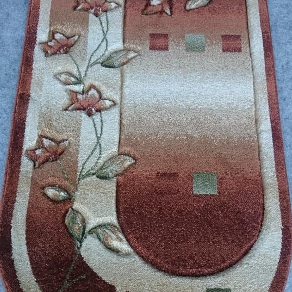 Килим високощільний з художественной стрижкой Elara cream 6615B