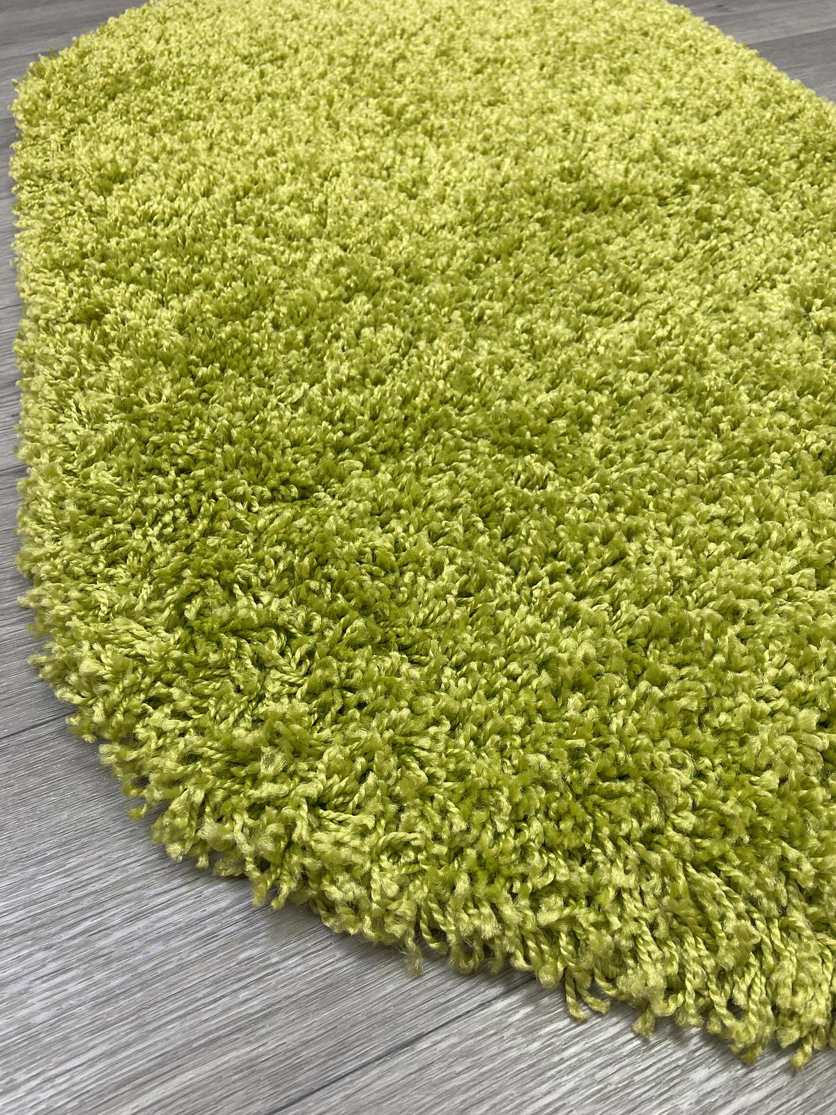 Пухнастий килим Plumis Lux LIGHT GREEN 6365A
