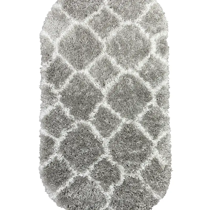 Пухнастий килим Quietis Gray P543A