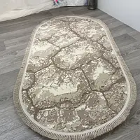 Килим з комбінованим ворсом и термоусадкой Glacia BEIGE 08148A