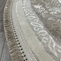 Килим з комбінованим ворсом и термоусадкой Glacia BEIGE 03977A