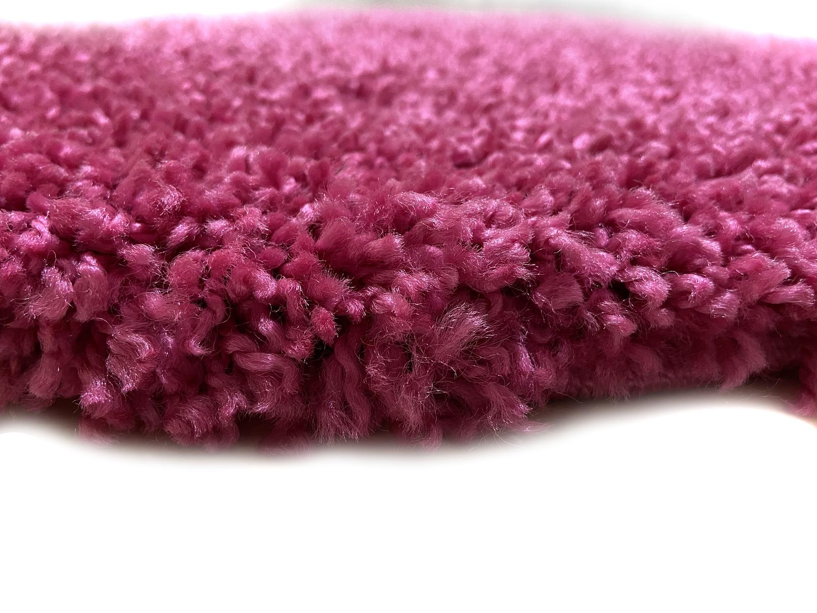 Пухнастий килим Plumis Lux PINK 6365A