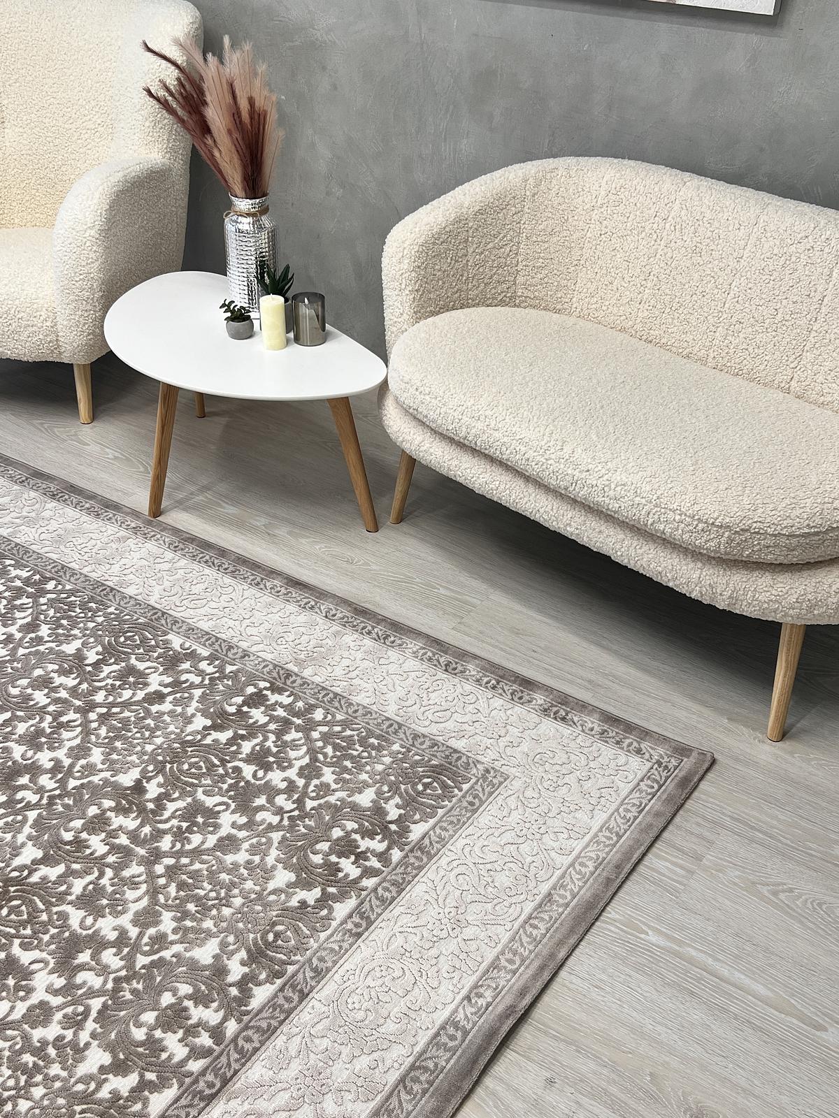 Натуральний Килим Velura Sound L198B WHITE