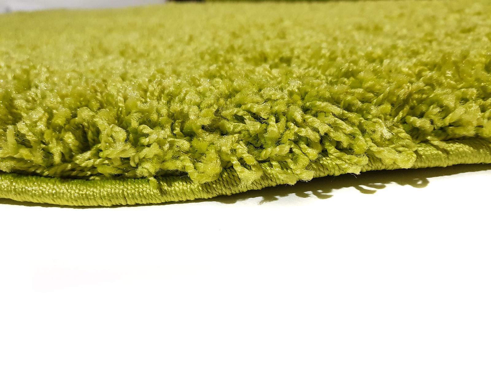 Пухнастий килим Plumis Lux LIGHT GREEN 6365A