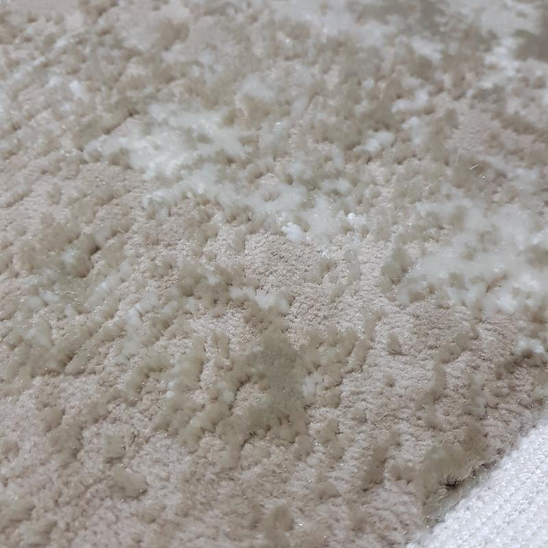 Килим з комбінованим ворсом и термоусадкой Glacia BEIGE 03935A