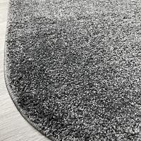 Пухнастий килим Plumeria dark gray 12500/60