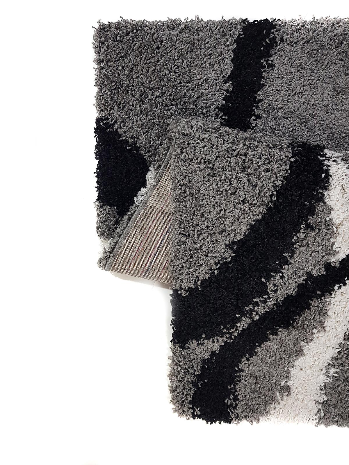 Пухнастий килим Plumis Lux Gray 7368A
