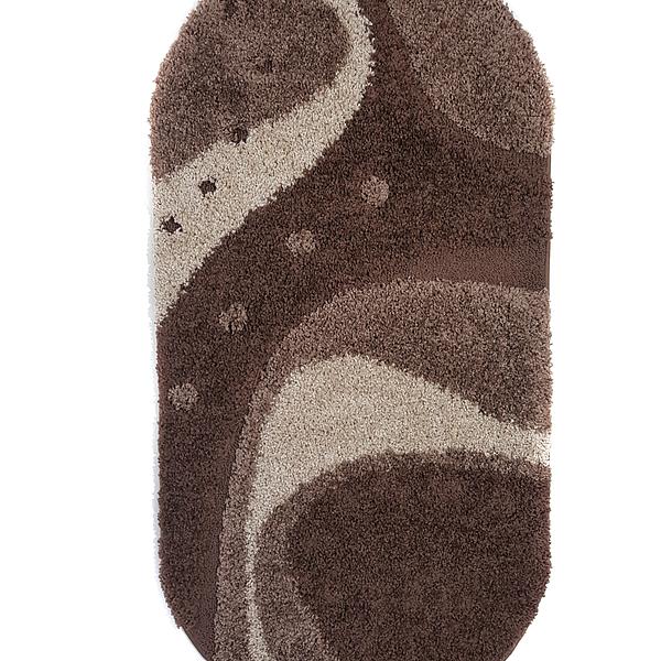 Пухнастий килим Vortax Plush Loop DARK BROWN 7641A