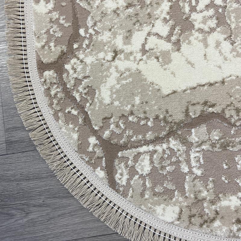 Килим з комбінованим ворсом и термоусадкой Glacia BEIGE 08148A