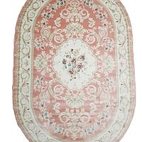 Класичний килим Flora PINK / PINK P659B