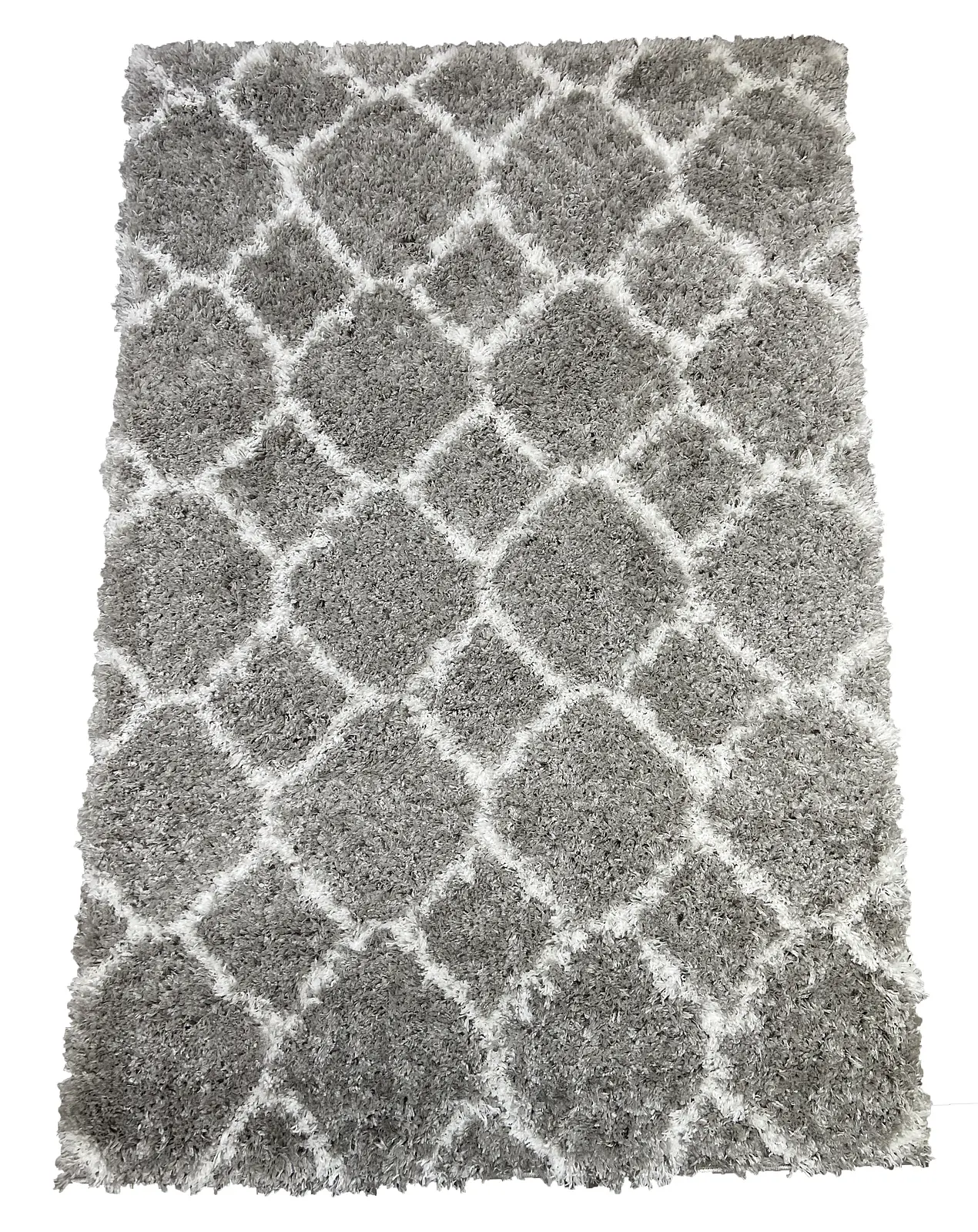 Пухнастий килим Quietis Gray P543A