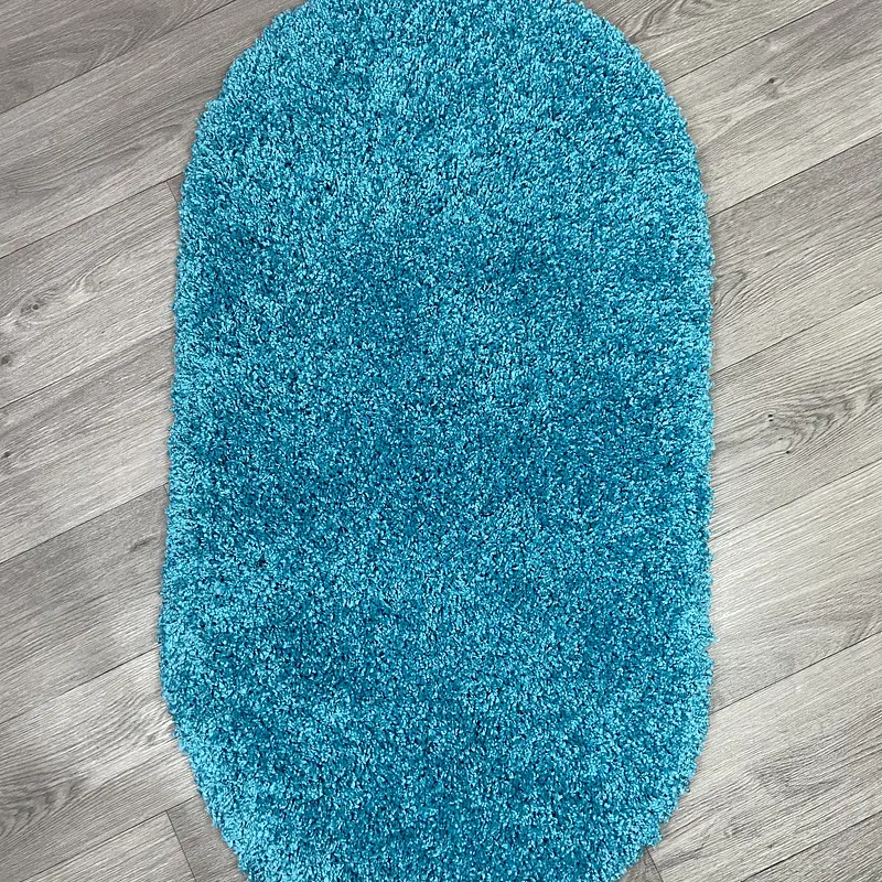 Пухнастий килим Plumis Lux BLUE 6365A