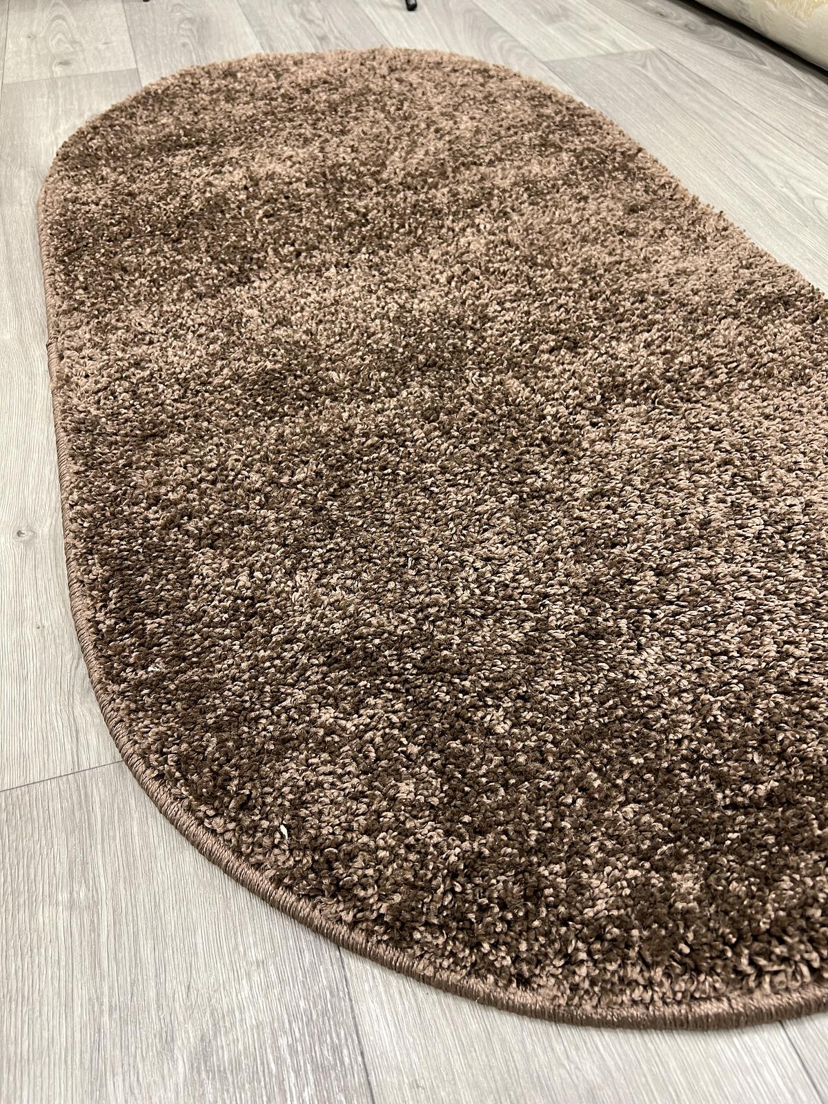 Пухнастий килим Plumeria brown 12500/90