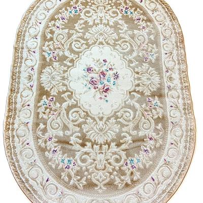 Класичний килим Flora Бежевий P659B