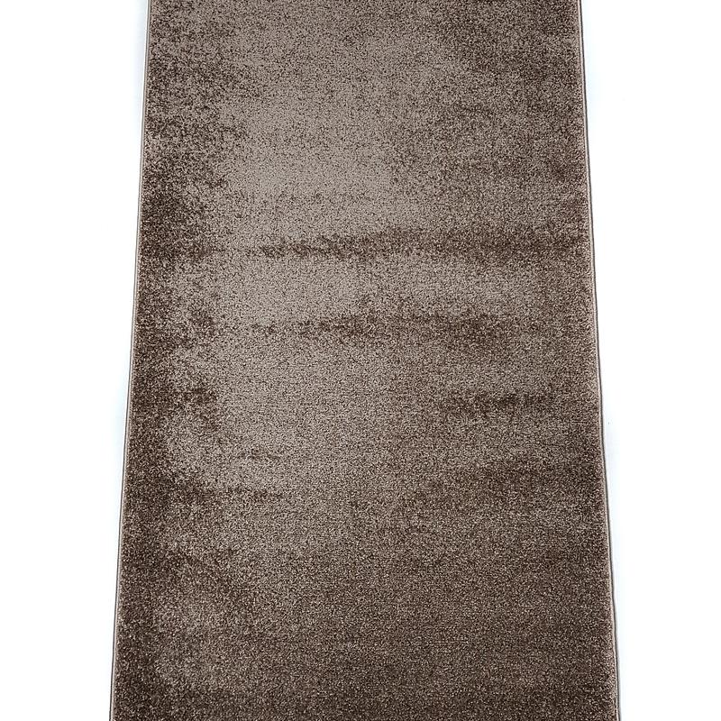 М'який килим з невисоким ворсом Однотонний Suavis Pro BROWN / BROWN 3849A