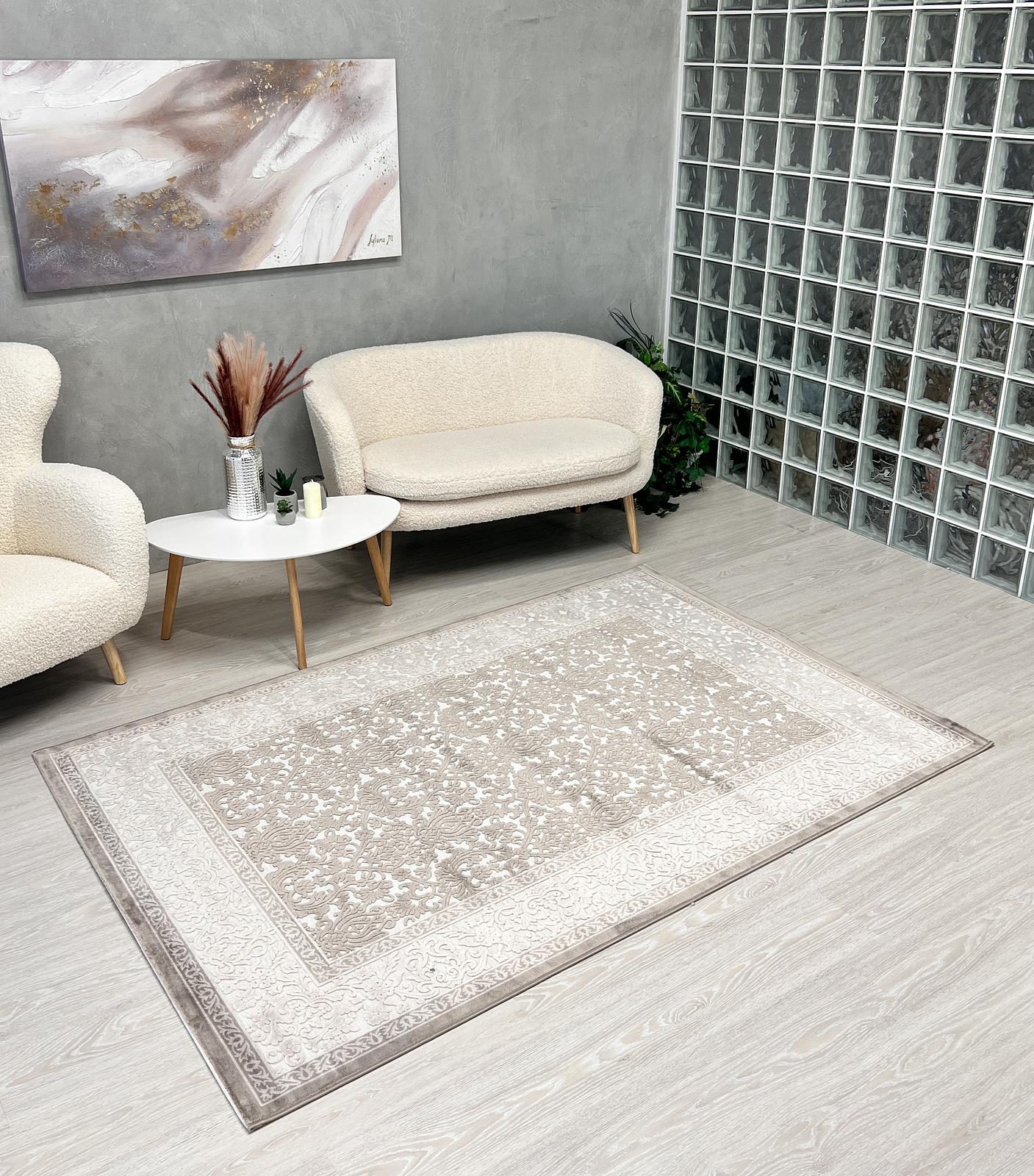 Натуральний Килим Velura Sound L198B WHITE