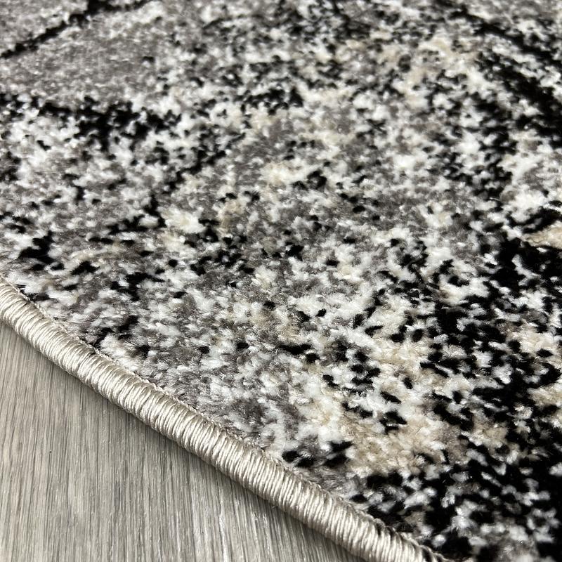 Килим фризе з невисоким ворсом Lumis Gray/Beige 02624B
