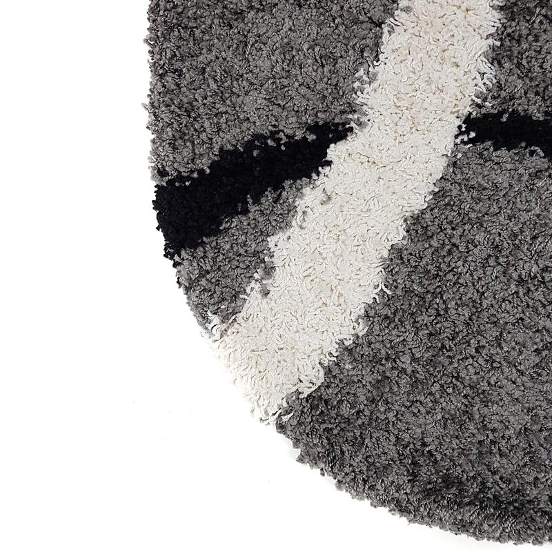Пухнастий килим Plumis Lux Gray 7368A