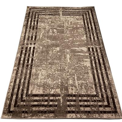 Килим фризе з невисоким ворсом Macio Beige 08559A