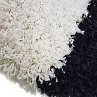 Пухнастий килим Plumis Lux WHITE 7368В