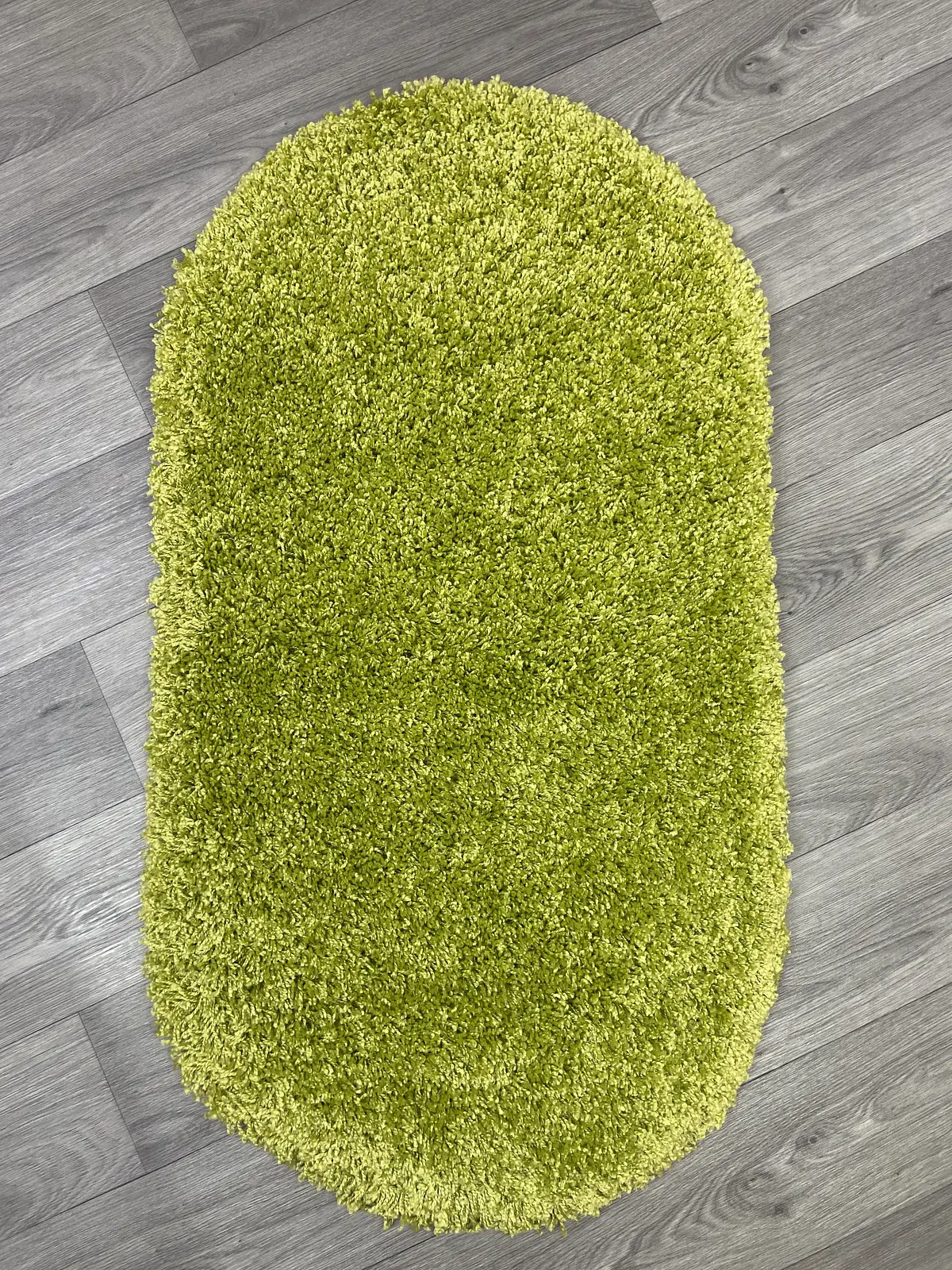 Пухнастий килим Plumis Lux LIGHT GREEN 6365A