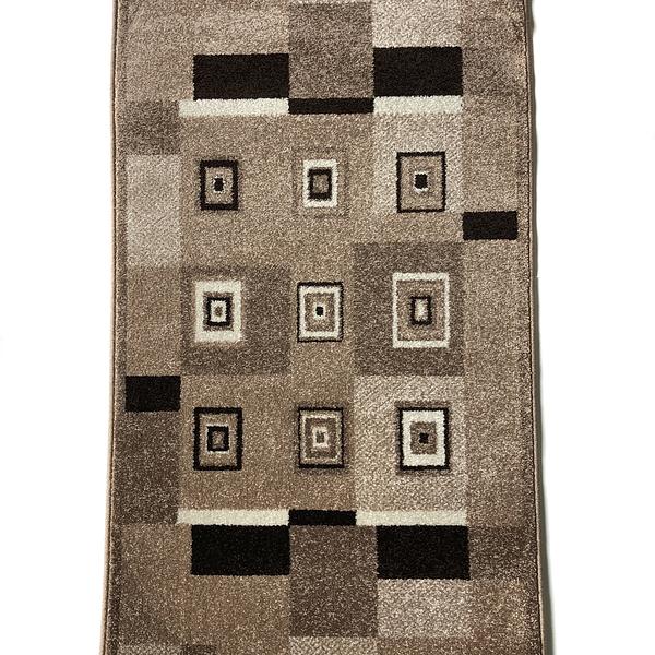 Килим фризе з невисоким ворсом Macio бежевий Beige 02664A