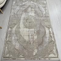 Килим з комбінованим ворсом и термоусадкой Glacia beige 08352A