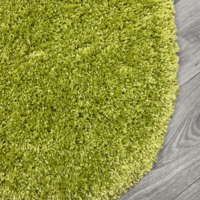 Пухнастий килим Plumis Lux LIGHT GREEN 6365A