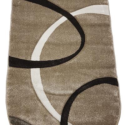 Килим з художньою стрижкою Tropica BEIGE D508B