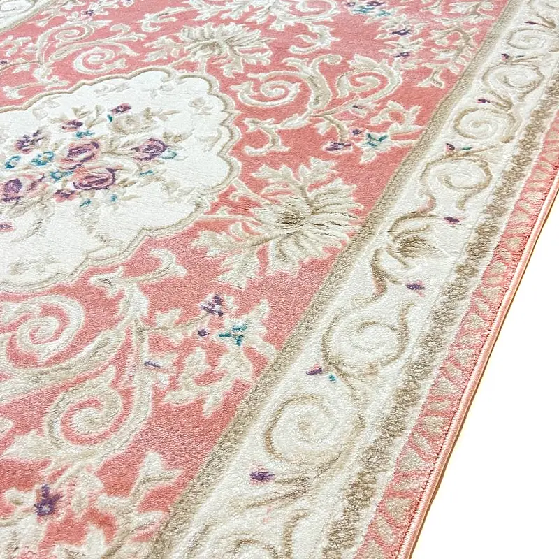Класичний килим Flora PINK / PINK P659B